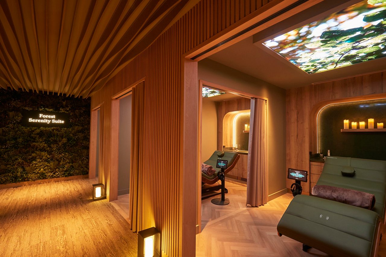 Inside the Forest Serenity Suite.