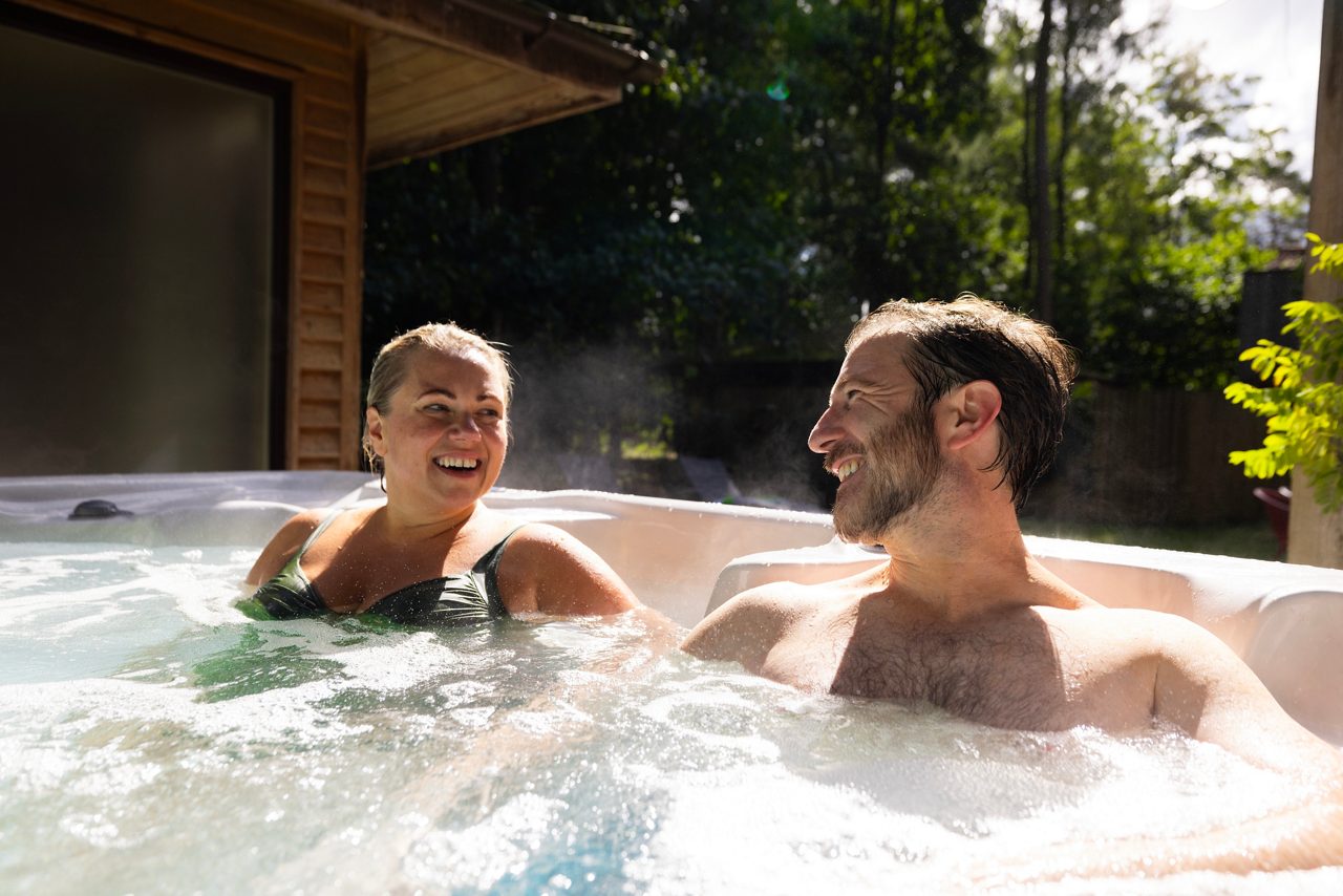 Luxury hot tub for your couples holiday.