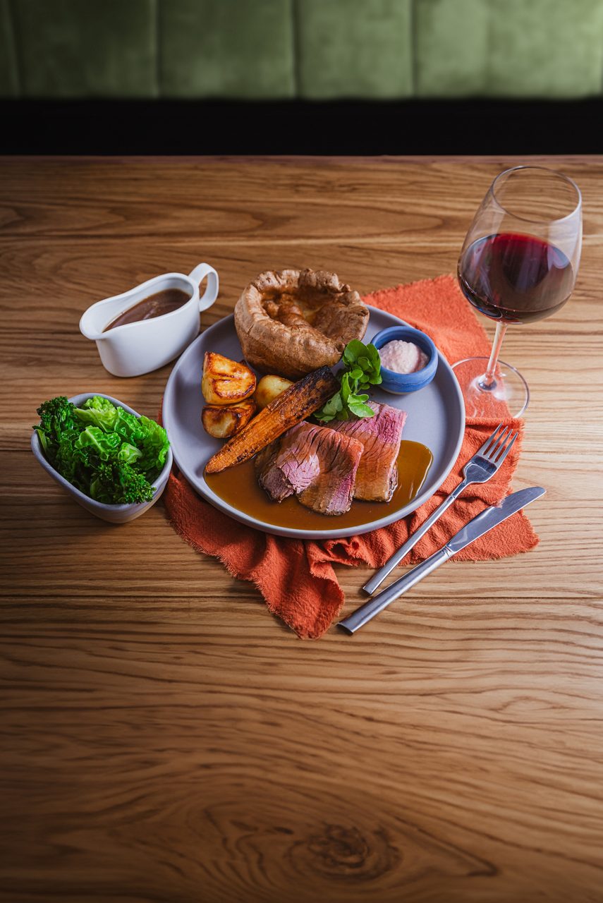 SF the dozing duck stylised food shot