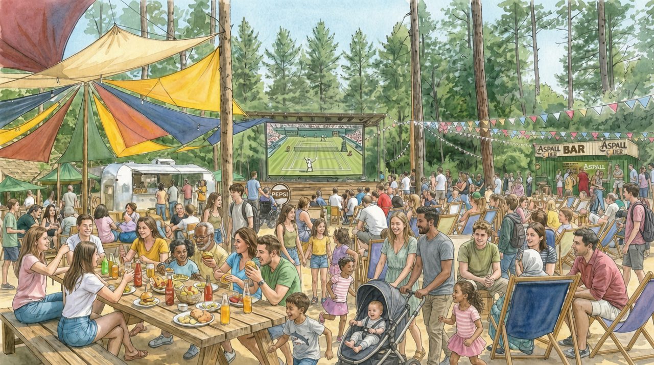 Illustration of the summer social