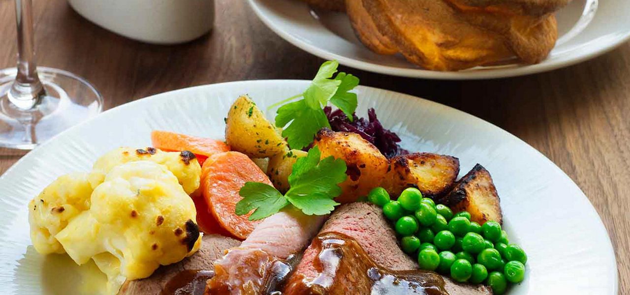 A traditional roast with trimmings.