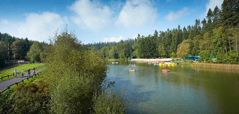 Longleat forest lake