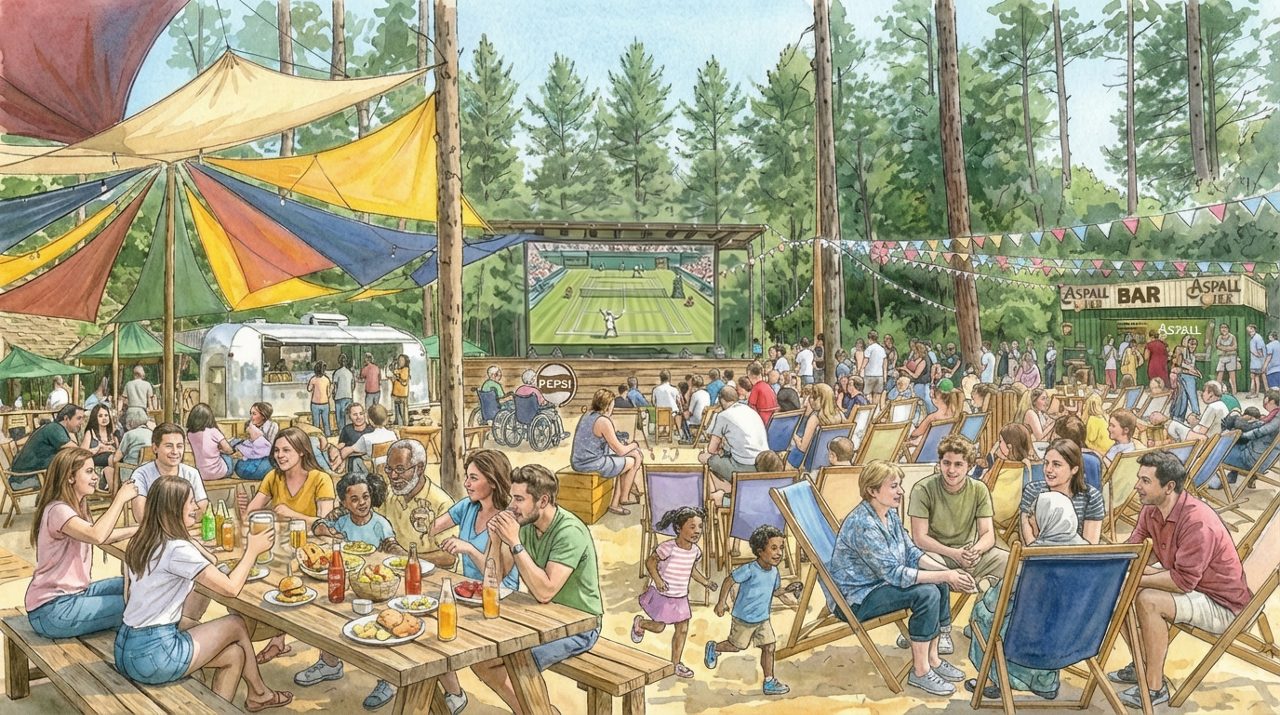 Illustration of the summer social